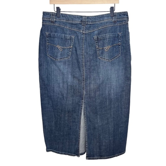 VINTAGE Jessica Sport Denim Skirt Size 18 - Picture 5 of 8